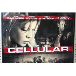 27.25 x 40.25 - Dual Sided Movie poster - cellular - Kim Basinger Jason Statham