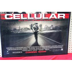 27.25 x 40.25 - Dual Sided Movie poster - cellular - Kim Basinger Jason Statham