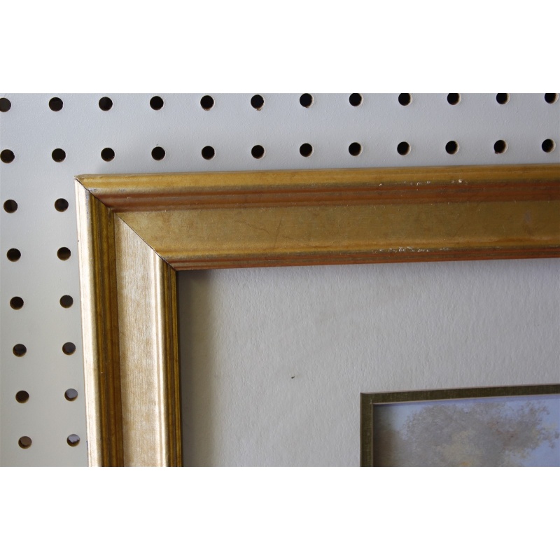 31.25 x 25.25 Framed picture Seaside lighthouse