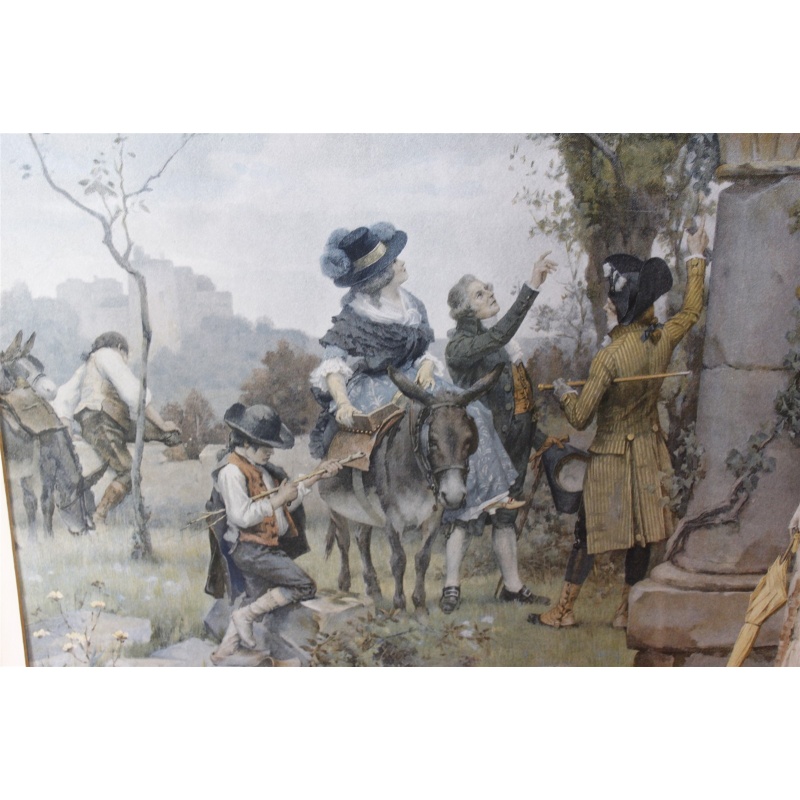 28.5 x 22.5 Framed pictures signed outin