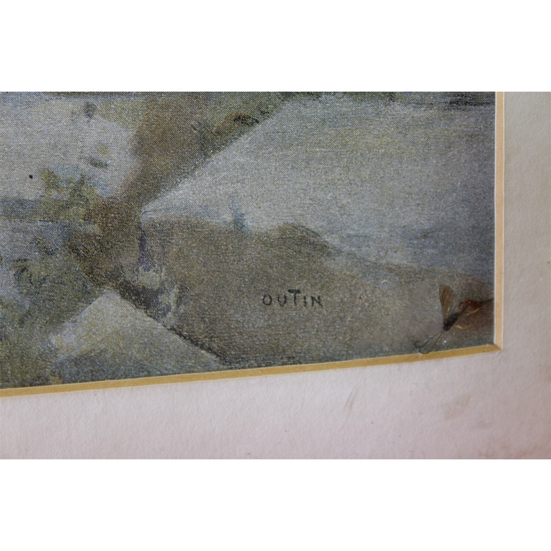 28.5 x 22.5 Framed pictures signed outin