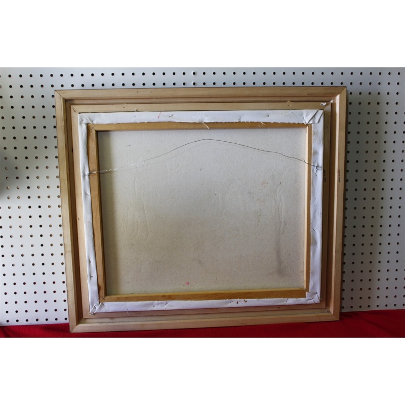 28.5 x 24.5 Framed picture signed M. Jordan