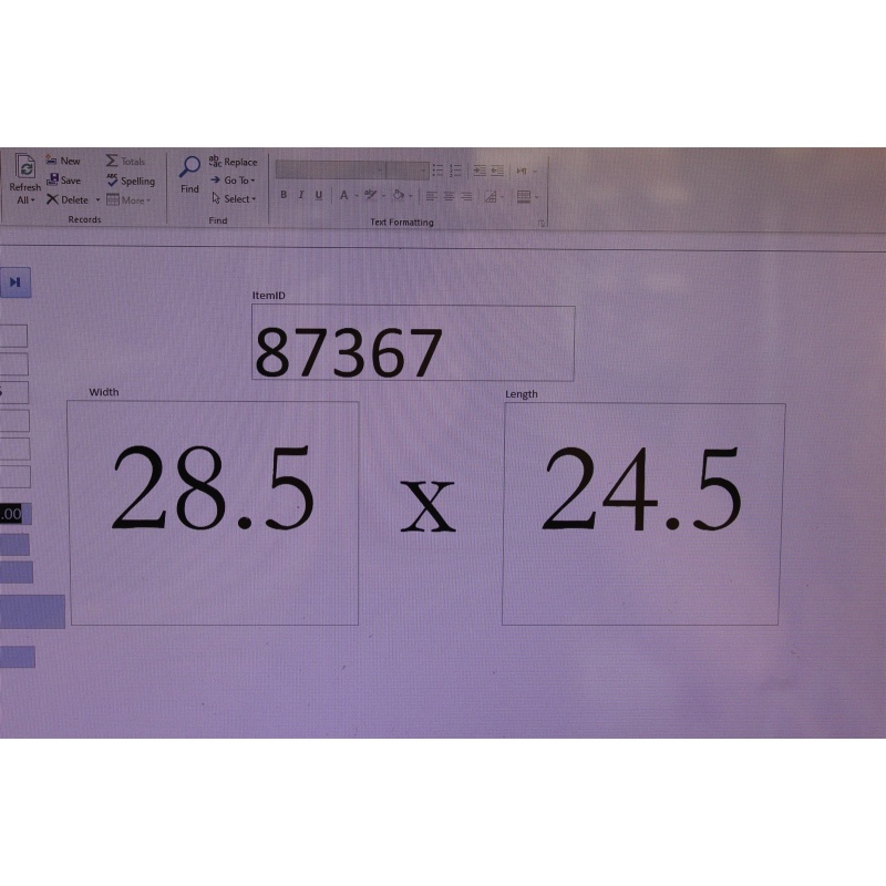 28.5 x 24.5 Framed picture signed M. Jordan