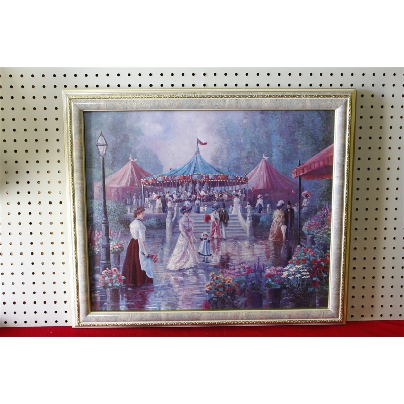 27.5 x 23.25 Framed picture - signed