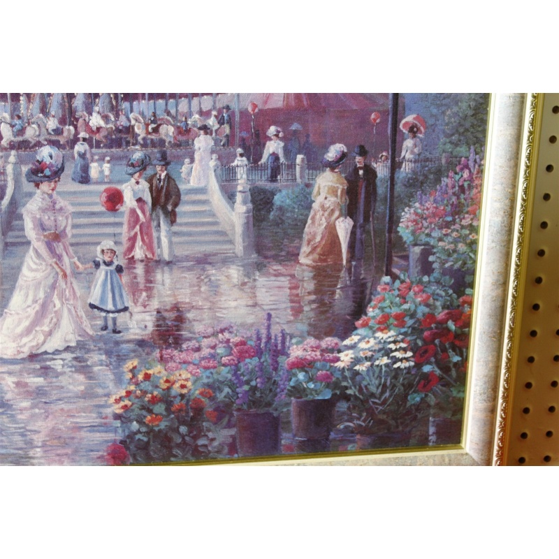 27.5 x 23.25 Framed picture - signed