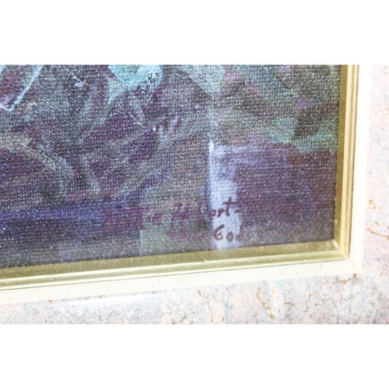 27.5 x 23.25 Framed picture - signed