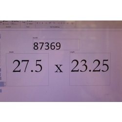 27.5 x 23.25 Framed picture - signed