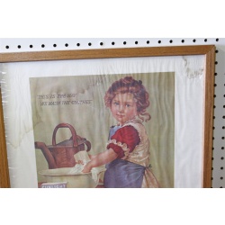 19.25 x 25.5 Framed picture from the painting by G.D. Leslie RA.