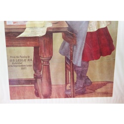 19.25 x 25.5 Framed picture from the painting by G.D. Leslie RA.