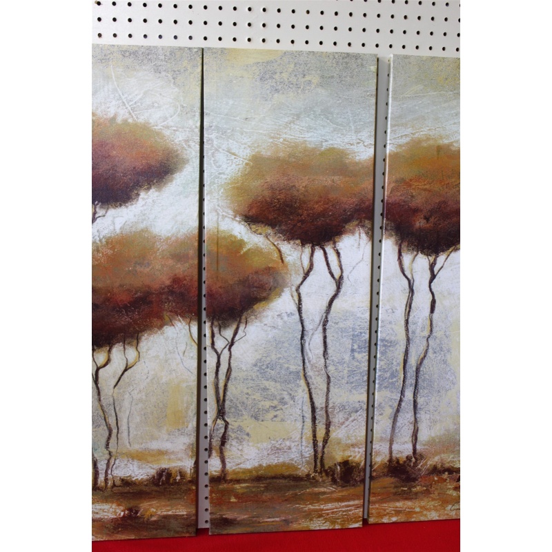 36 x 36 - Each Panel: 12 x 36 Three-piece work of art by Connor Adams