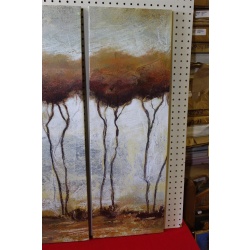 36 x 36 - Each Panel: 12 x 36 Three-piece work of art by Connor Adams