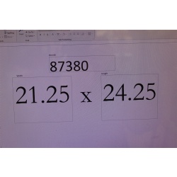 21.25 x 24.25 Framed picture little girl painting in the field