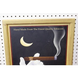 18 x 24 Framed cigar poster Barbados fine smoking cigars