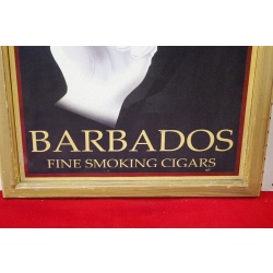 18 x 24 Framed cigar poster Barbados fine smoking cigars
