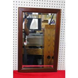 17 x 27 Framed mirror beveled glass