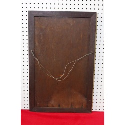 17 x 27 Framed mirror beveled glass