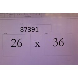 26 x 36 Vintage antique Framed mirror