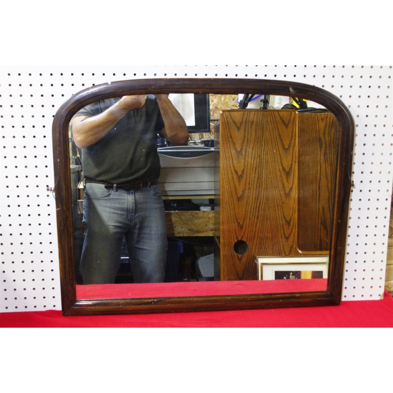 30.5 x 24.5 Vintage antique Framed mirror