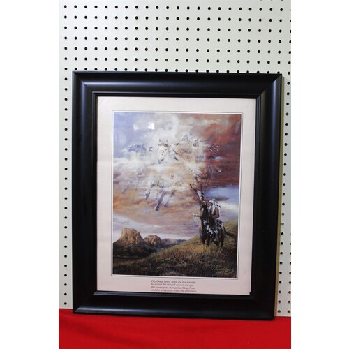 20.5 x 24.5 Framed pictures signed J. Kramer Cole