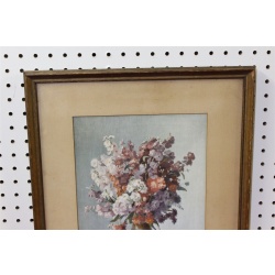 15.75 x 19 Framed picture signed E. O. Thaetner 1919