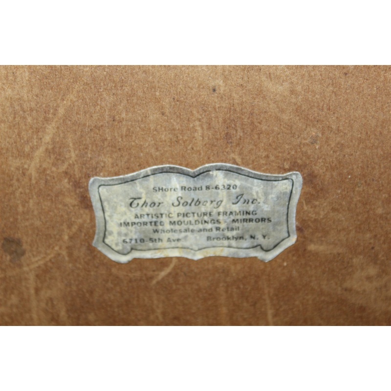 15.75 x 19 Framed picture signed E. O. Thaetner 1919