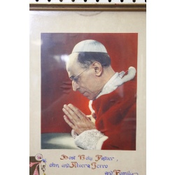 13.5 x 28.5 Framed religious blessing