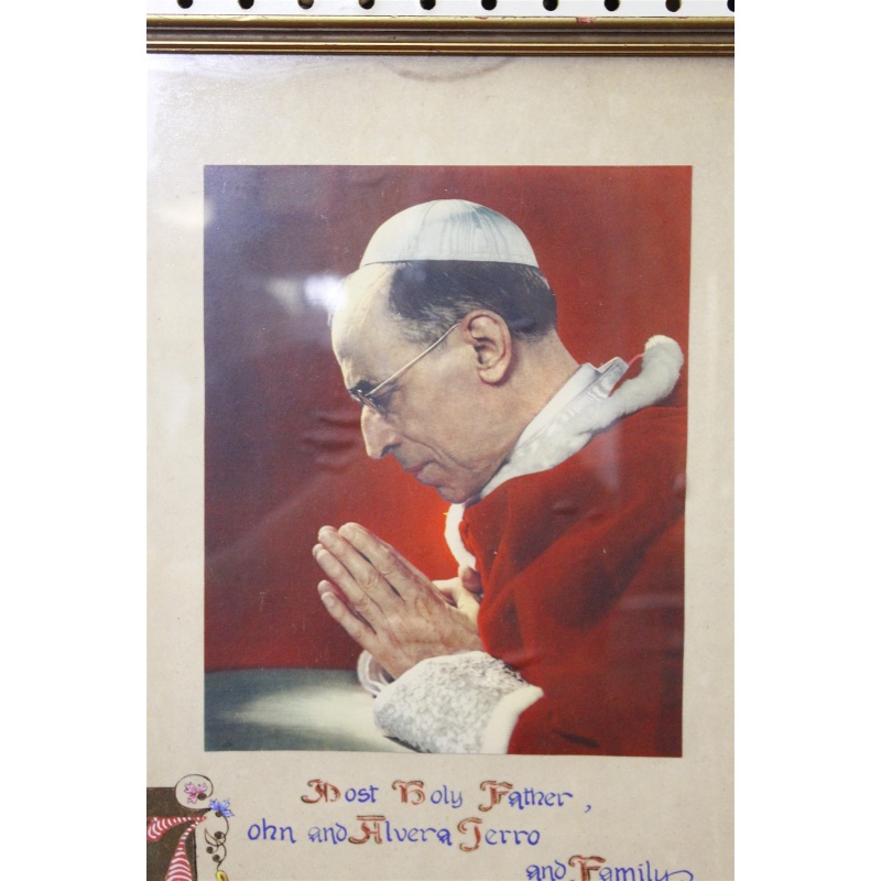 13.5 x 28.5 Framed religious blessing