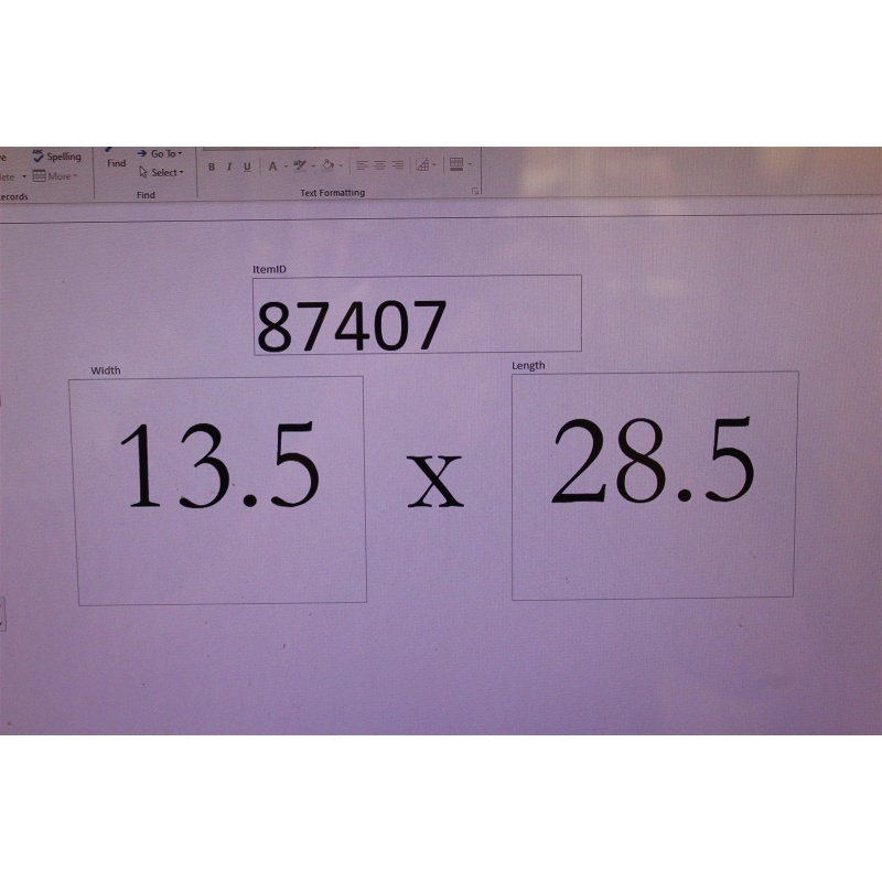 13.5 x 28.5 Framed religious blessing