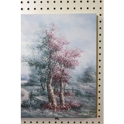 16 x 20 Unframed picture on canvas signed Samson