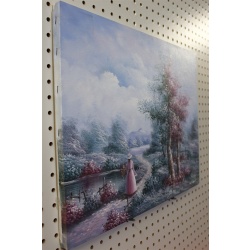 16 x 20 Unframed picture on canvas signed Samson