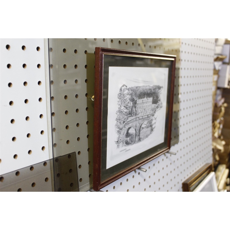 12.75 x 10.25 Framed Picture Chatsworth Derbyshire - Brian Lewis
