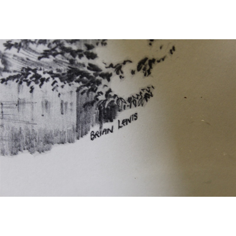 12.75 x 10.25 Framed Picture Chatsworth Derbyshire - Brian Lewis