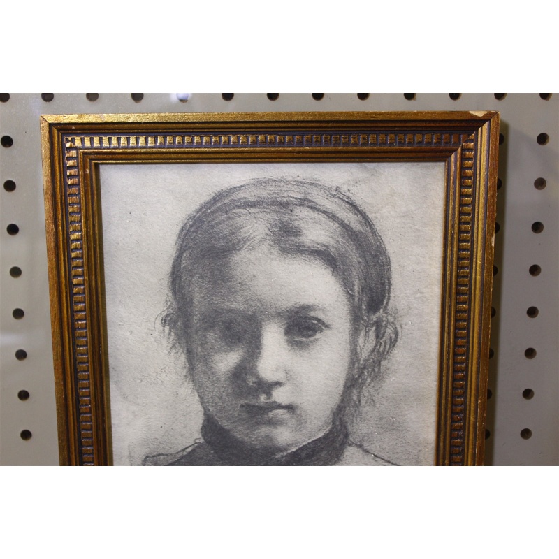 9.62 x 11.62 Framed Degas - Giovanna Bellelli - Nice Gold Frame