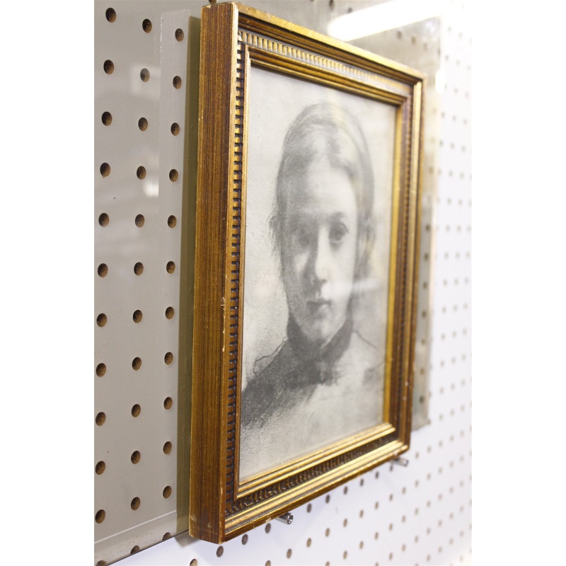 9.62 x 11.62 Framed Degas - Giovanna Bellelli - Nice Gold Frame