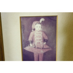 7.25 x 10 Framed The little Prince Hungarian 17th Cent. Thomas Summa Collection