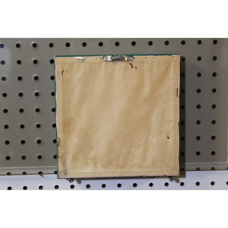 7.5 x 7.5 Framed Flower Art Signed