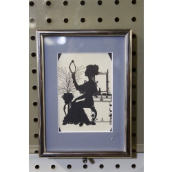 5.5 x 7.5 Framed Silhouette