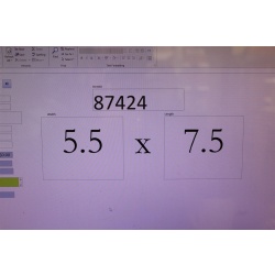 5.5 x 7.5 Framed Silhouette