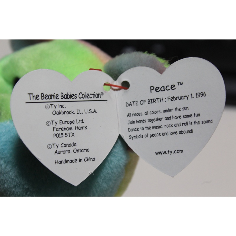 TY Beanie Babies Peace 1996 P.E. Pellets #87426