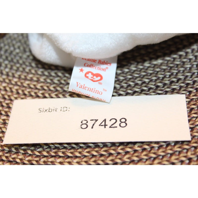 TY Beanie Babies Valentino 1993 P.E. Pellets #87428