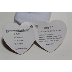 TY Beanie Babies Halo II 2000 P.E. Pellets #87429