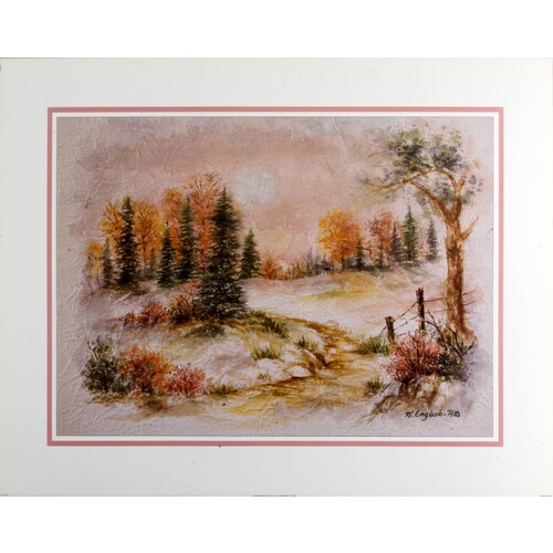 (22 x 28) Art Print SC4000 Kathleen English-Pitts Forrest scene