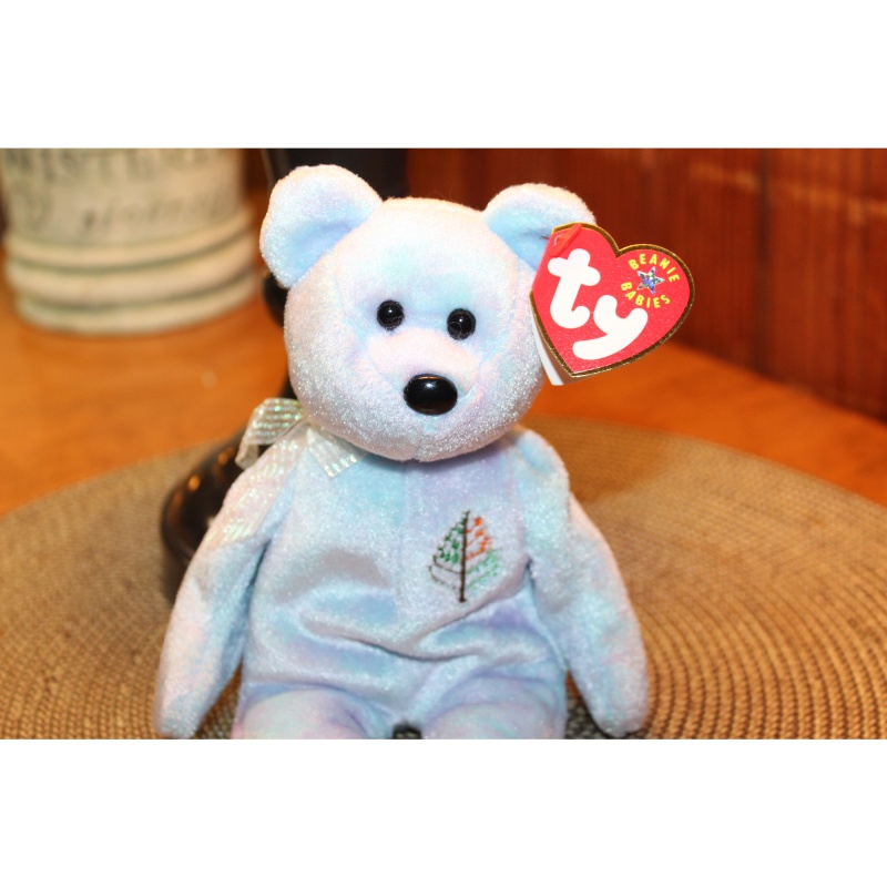 TY Beanie Babies ISSY the Four-Seasons Hotel Bear 2001 P.E. Pellets #87435