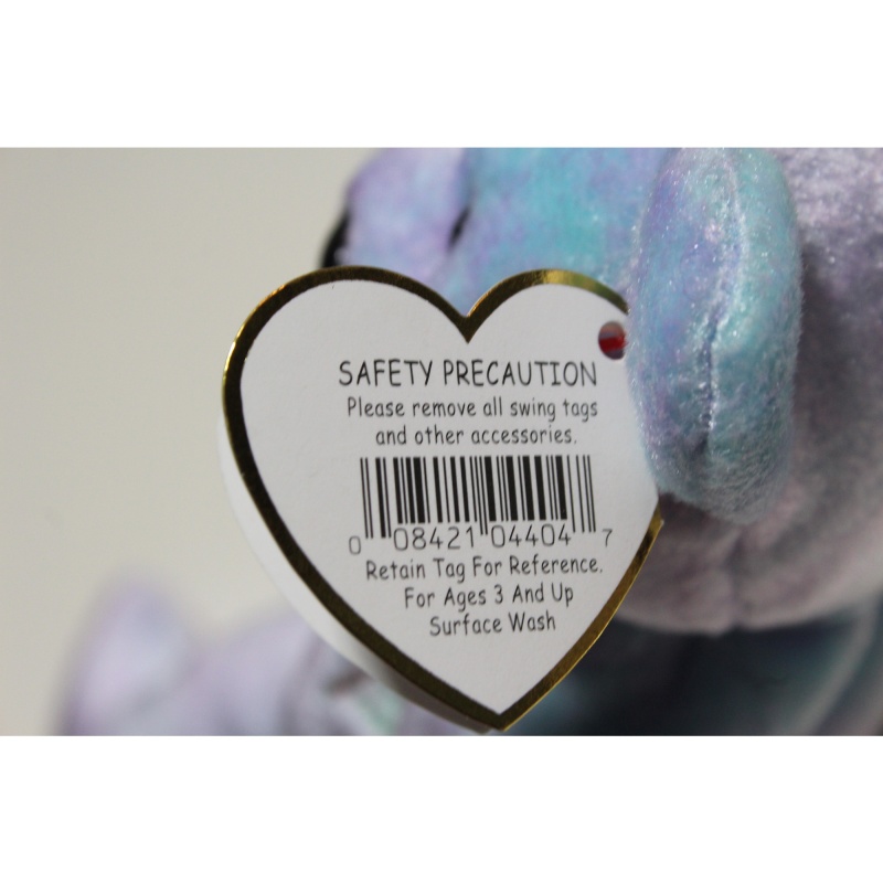 TY Beanie Babies ISSY the Four-Seasons Hotel Bear 2001 P.E. Pellets #87435