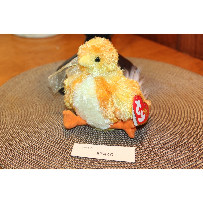 TY Beanie Babies Chickie 2001 P.E. Pellets #87440