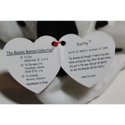 TY Beanie Babies Dotty 1996 P.E. Pellets #87442