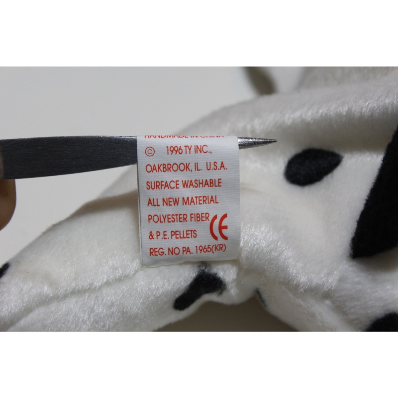 TY Beanie Babies Dotty 1996 P.E. Pellets #87442