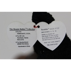 TY Beanie Babies Scottie 1996 PVC Pellets #87443