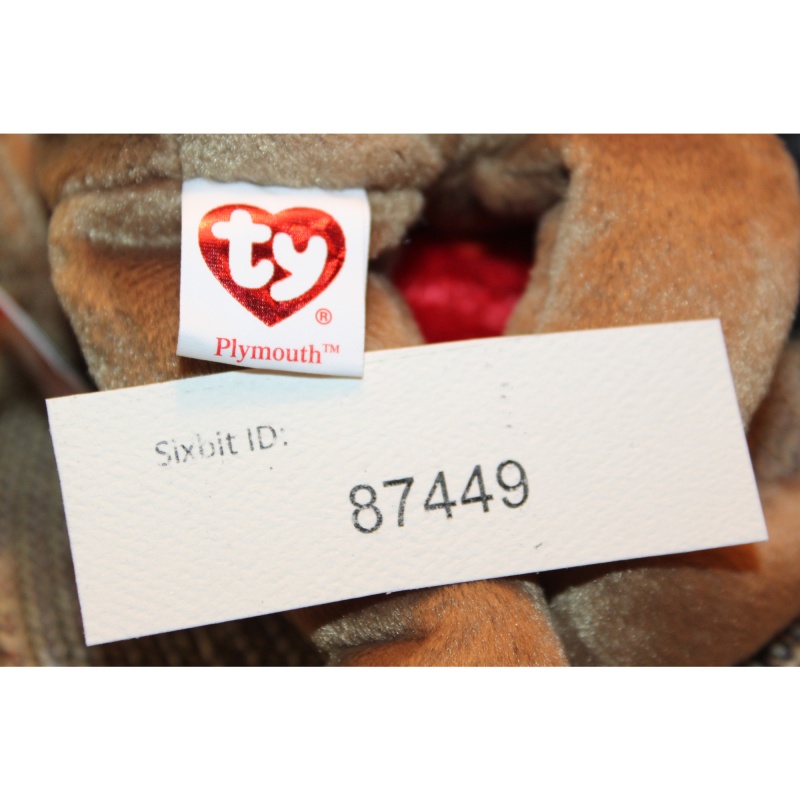 TY Beanie Babies Plymouth 2005 P.E. Pellets #87449