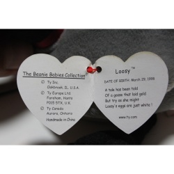TY Beanie Babies Loosy 1998 P.E. Pellets #87452